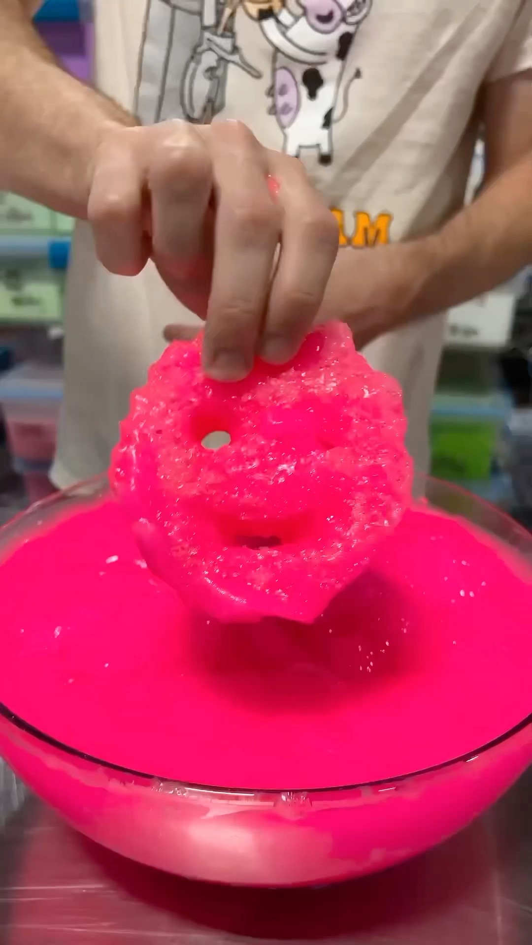 Scrub Mommy vs Slime