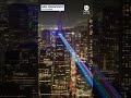 Laser show lights up San Francisco skyline