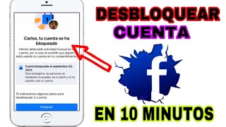 La única forma de desbloquear tu cuenta de FACEBOOK sin verificar tu indentidadSin esperar 30 día