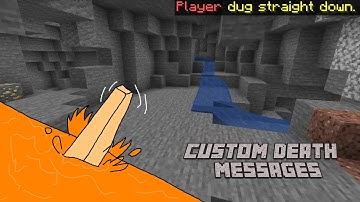 Custom Death Messages in Minecraft! (1.16+)