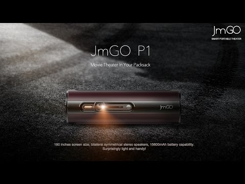 JmGO P1 Portable TI DLP Projector 250lumens HiFi Speaker