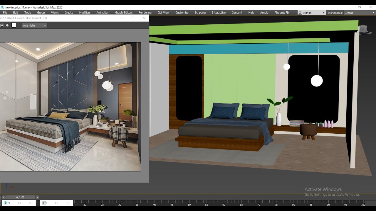 How to Texture a Designer Interior in 3ds Max | Step-by-Step Guide ...