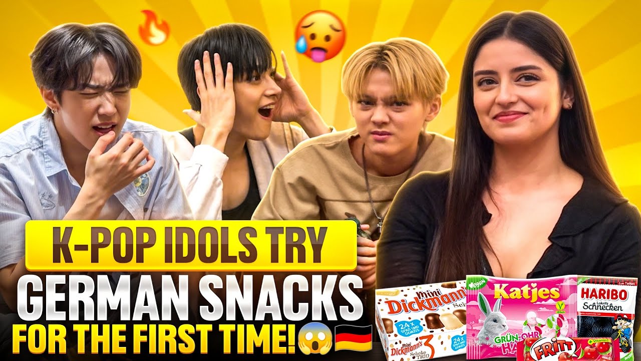 K-Pop group ONEPACT try German Snacks for the FIRST Time… and THIS Happened! 🤯