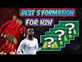 THESE ARE THE BEST TOP  H2H FORMATIONS TO USE IN FC MOBILE