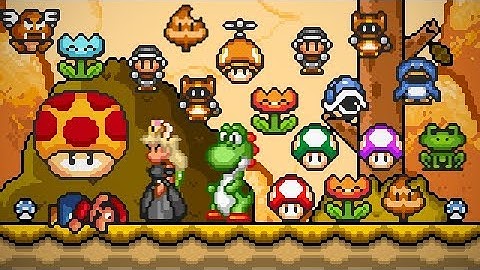 SMBX 1.4.4 - My Custom GFX | New PowerUps GFX (Beautiful Style ). HD