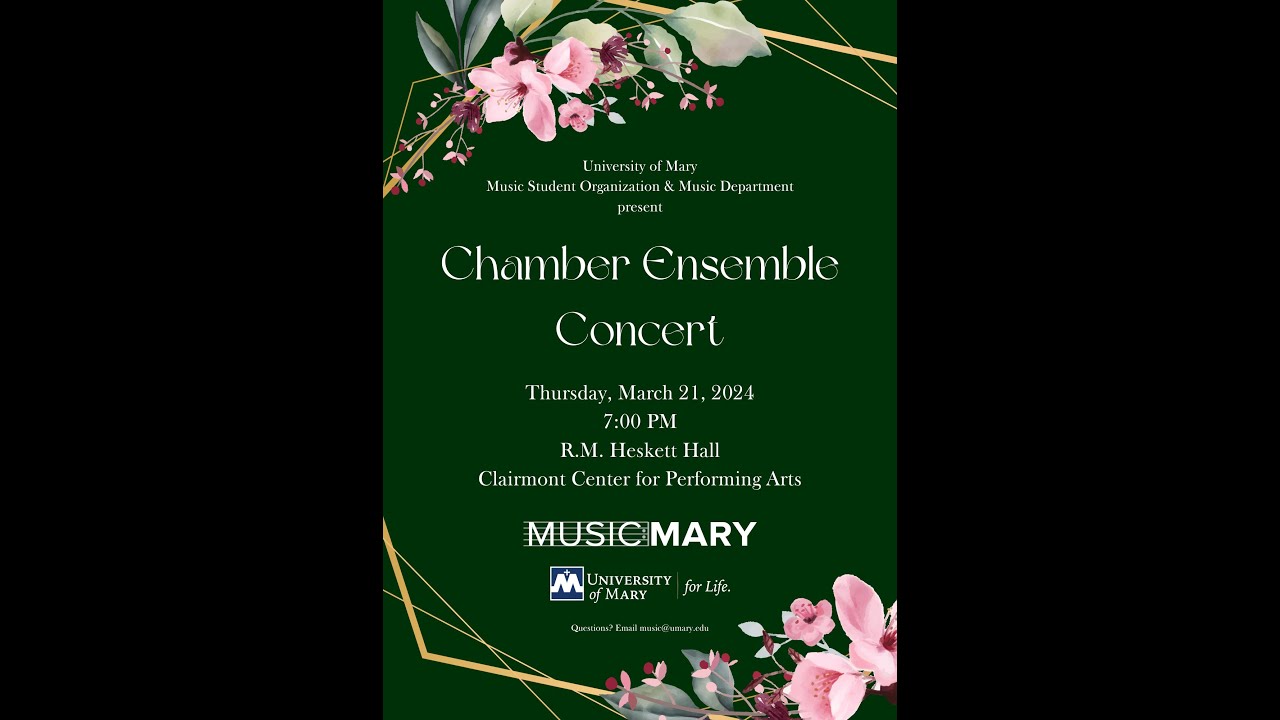 Chamber Concert Spring 2024 - YouTube