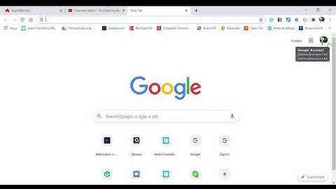 Switch between different Google Accounts