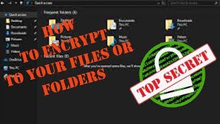 Encrypt Folder : How to encrypt Important  folder or files in Windows 7/8/10 (2019)