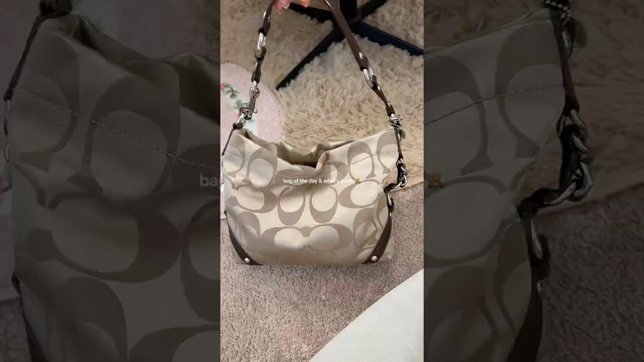 bag of the day & what’s inside🧸 