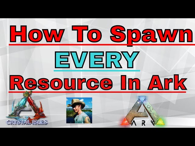 How To Spawn in EVERY Resource in Ark GFI Commands spawn ark commands xbox one ark commands pc YouTube