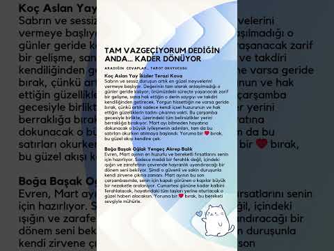 📍 25 MART: TAM VAZGEÇİYORUM DEDİĞİN ANDA… KADER DÖNÜYOR! Bu mesajı okuyorsan, yola çıktı.