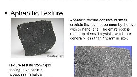 Igneous Rock Textures