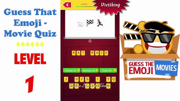 Guess That Emoji - Movie Quiz Level 1 - All Answers - Walkthrough ( By GMonks Entertainment )