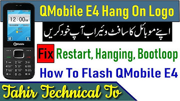 QMobile E4 Firmware, QMobile E4 Flash File, Fix Q Mobile MT6261 Hang on Boot Logo, Stuck On QMobile