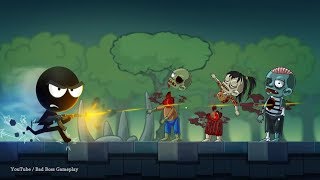 Stickman Survival vs Zombies | Android Gameplay HD screenshot 2