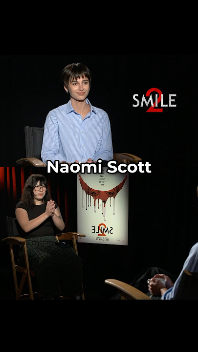 WHAT ARE 3 THINGS THAT MAKE YOU SMILE w/ Naomi Scott #Smile2 #movies #horror #paramountpartner