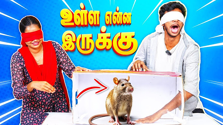 WHAT'S INSIDE THE BOX CHALLENGE!!!! | CRAZY 😂 Riyas & Moni