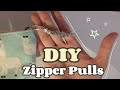 DIY Zipper Pulls ~made of letter beads | zelsupera
