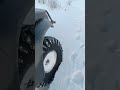 когда проваливаешся в снег глубже машины :)