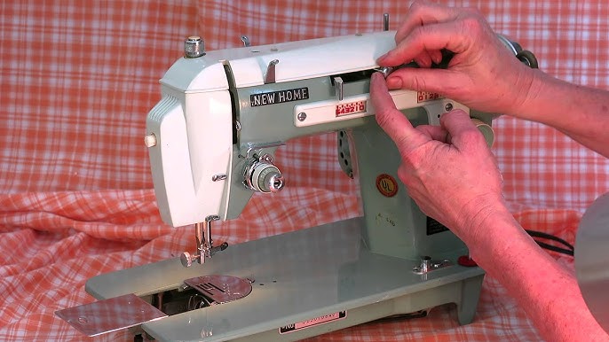 Janome New Home Model 676 Heavy Duty Embroidery Sewing Machine - YouTube