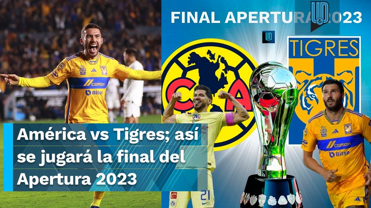 América vs Tigres; así se jugará la gran final del Apertura 2023 - YouTube
