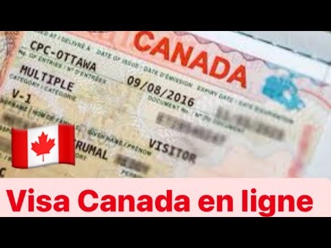 Demande du visa Canada en ligne:les étapes à suivre pour créer votre compte  en ligne - YouTube