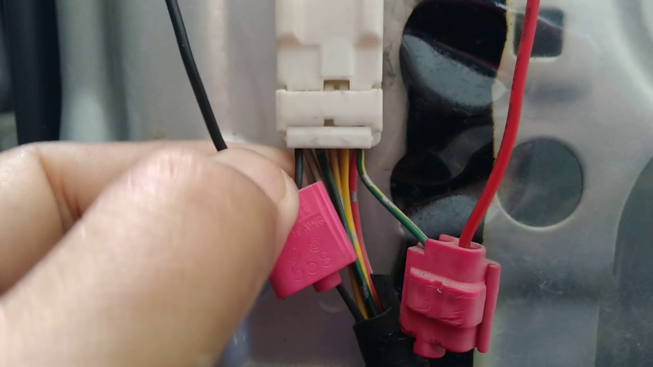 Nissan XTRAIL T30 side mirror signal wiring YouTube