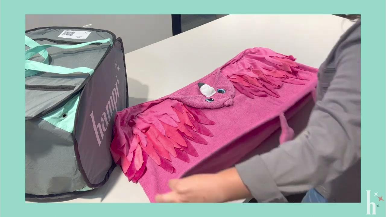 hampr How to fold a hooded bath towel the "hampr way" YouTube
