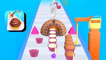 Cupcake Stack 🧁- All Levels Gameplay (iOS & Android) Part 4