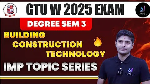 BCT IMP | Building Construction Technology GTU IMP | Amrut Classes | GTU Winter 2025 Exam