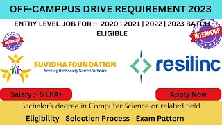 BIG HIRING UPDATE | INTERNSHIPS FOR NEW GRADUATES | NEW 2023 OFF CAMPUS HIRING #jobswithshubham