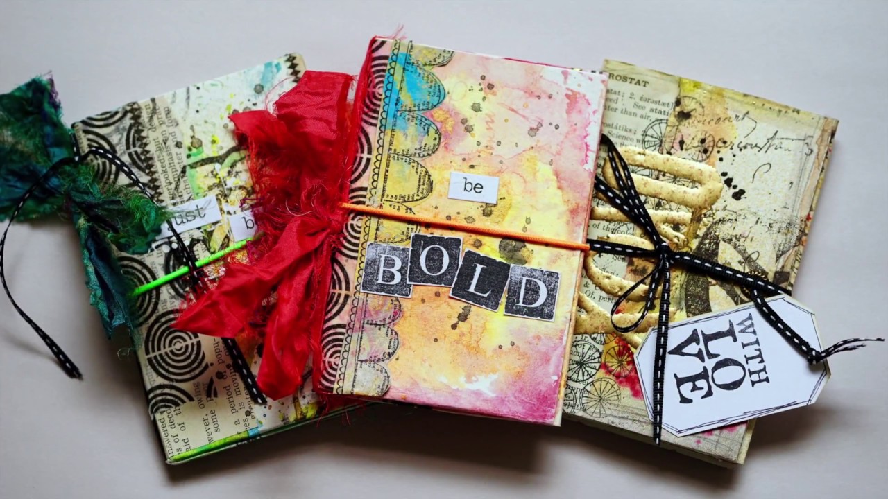 "Mini Mixed Media Booklet" for Artified. YouTube