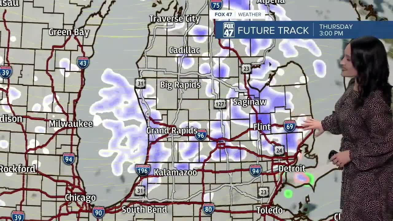 Today's Forecast: Scattered snow showers and cold - YouTube