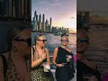 Best view in Dubai! 🛥️🌆 Dubai Marina Sunset #shorts