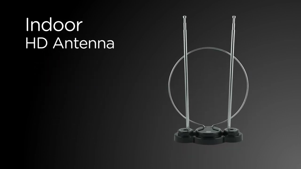 33676 GE Indoor HD Antenna Overview YouTube