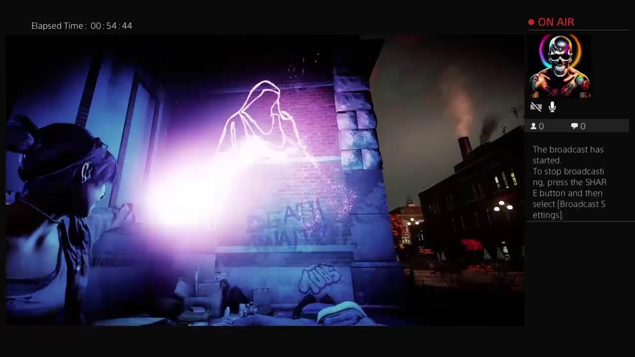 Infamous first light  episode 2  YouTube Live steam PS4 Broadcast