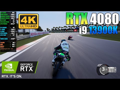MotoGP 23 : RTX 4080 + i9 13900K ( 4K Maximum Settings )