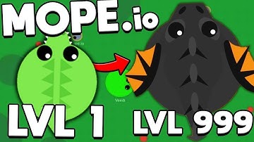Max DRAGON Upgrade In Mope.io