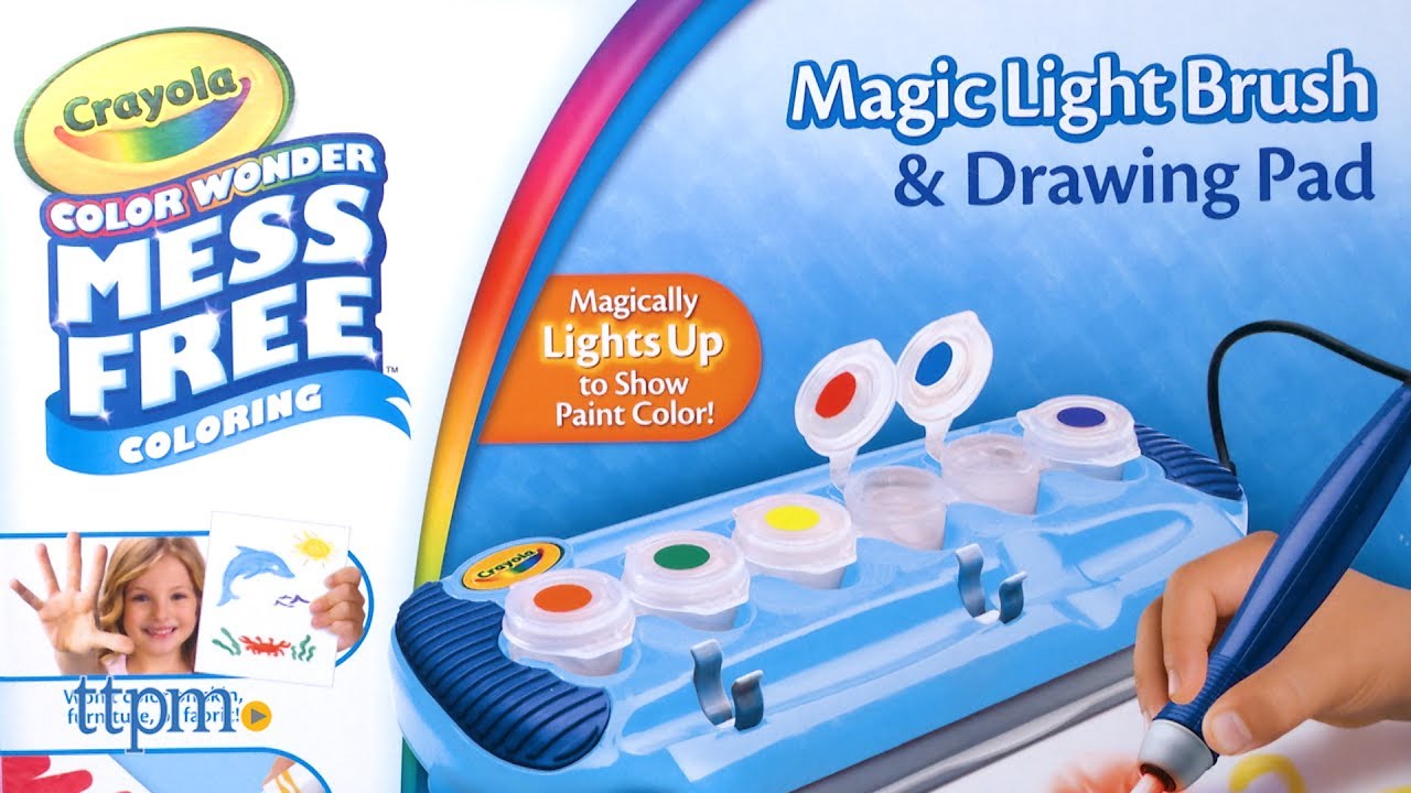 Crayola Color Wonder Magic Light Brush - Mess Free 