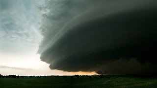 Trapped in Path of Tornadic Supercell - Bartlett NE Supercell 6-16-14