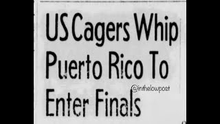 United States vs. Puerto Rico 1964 Olympics basketball