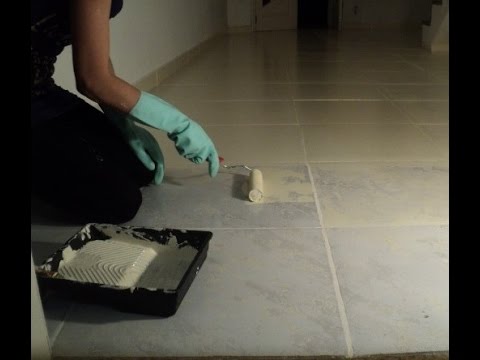 Pintando o piso com tinta epóxi à base solvente. youtube