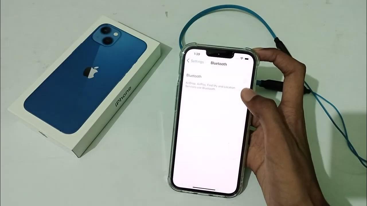 how to connect Bluetooth earphone in iPhone 13 IPhone display setting