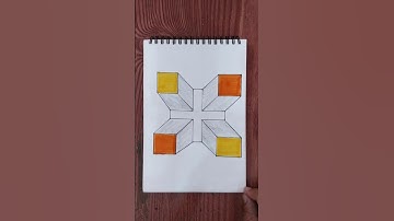 Easy and unique 3D illusion drawing. #shorts#short#drawing.