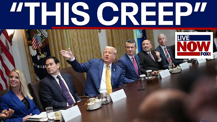 FULL: Trump leads cabinet meeting on Texas Flooding, tariffs, Epstein files & more