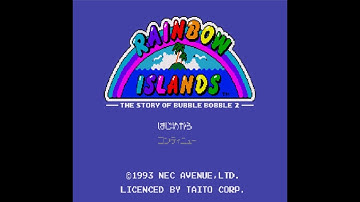 Rainbow Islands Review for the NEC PC-Engine by John Gage