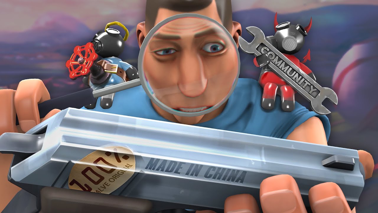 Сколько Процентов TF2 Созданы VALVe? / Процент Оригинальности TF2 / Соотношение VALVe и Сообщества