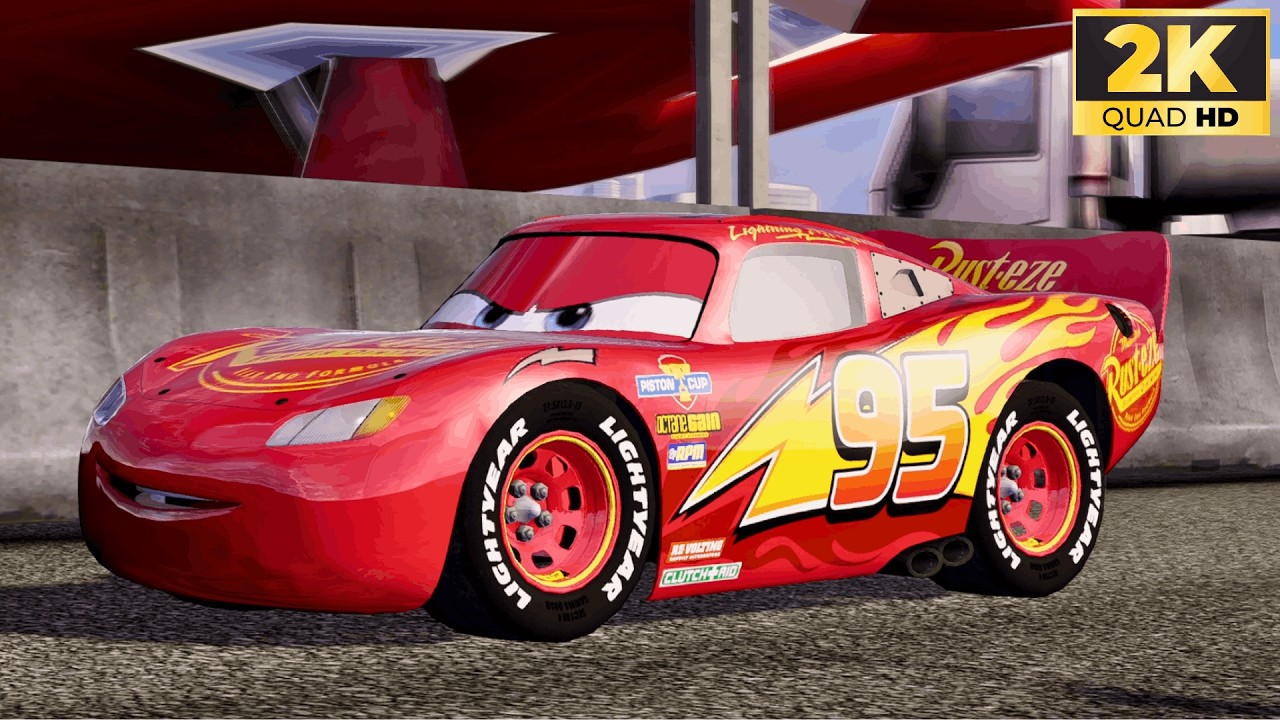 Тачки 2: Делюкс - Ветеран Молния Маккуин - Экскурсия по взлетной полосе (2K/QHD)