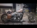 Harley davidson and the marlboro man black death  stunt bike gino sodano