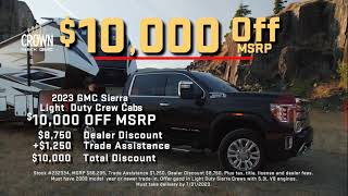 GMC Summer Sale at Crown Buick GMC